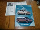 1992 Dodge Caravan Plymouth Voyager Sales Flyers - Two for One Price - Vintage