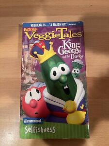 Veggie Tales King George And The Ducky Vhs Tape Used