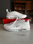 Nike Air Max 97 Triple White Wolf Grey Sneakers 921826 101 Men's Size 11 NEW