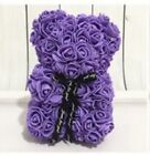 9” Purple Roses Flower Teddy Bear Gift Valentine’s Day BF/GF Gift FAST USA SHIP