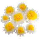 White Daisy Sunflower Decorations For Birthday Party Backdrop (11''-7'' Assort