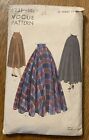 Vintage Late 1940s Vogue Skirt Sewing Pattern #6231 Waist 24 Hip 33  Complete