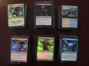 100 FOIL MtG Cards with 5 rares magic the gathering foils collection CNY
