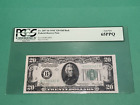 1934C $20 Federal Reserve Note PCGS 65 PPQ Old Back New York B2 Gem New
