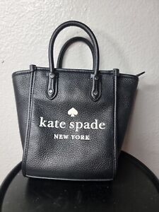 Kate Spade  Aristocats Cat Ella Mini Tote Crossbody Top Handle Black
