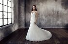 Eddy Couture CT203 Size 16 Light Gold Retail: $2850 Floor Sample Wedding Dress