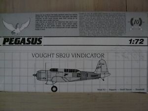 1/72 PEGASUS Ref 3004 Vought SB2U Vindicator Model Airplane