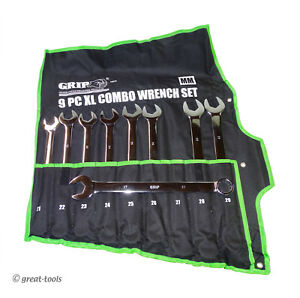 COMBINATION WRENCH SET – metric – mm – XL Series – large sizes – hand tools