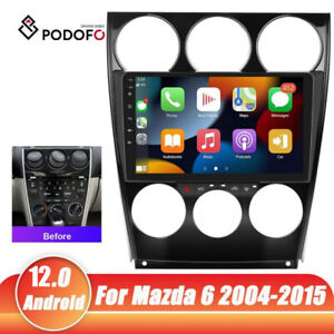 For Mazda 6 2004 2005-2015 9'' Android 12 Carplay Car Radio Stereo RDS GPS 2+32G (For: 2006 Mazda 6)