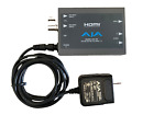 AJA Hi5-3G 3G / HD / SD-SDI to HDMI 1.3 Converter W/ Power Supply + HDMI Cable