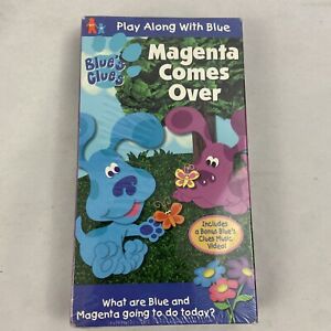 Blue's Clues - Magenta Comes Over (VHS, 2000) Brand New Sealed Nickelodeon