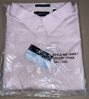 UltraClub Whisper Elite Button Down Long Sleeve Dress Shirt Pink 3XL