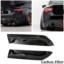 Fit 2015-2020 Lexus GS-F URL10 Rear Bumper Corner Splitter Aprons Carbon Fiber