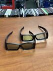 LOT OF 2  Vizio Rechargeable Full HD 3D Glasses Model VSG1 NO CHARGER