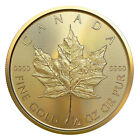2023 $20 Gold Canadian Maple Leaf .9999 1/2 oz BU