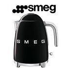 Smeg KLF03BLUS Retro Style Aesthetic Electric Kettle Glossy Black Pre Owned