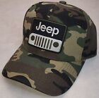 Jeep / Wrangler Patch Hat/Adjustable/ Green Camo / All Hats Are Shipped In A Box