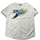 Tampa Bay Devil Rays Reversible Jersey XL Button up Throwback MLB Baseball