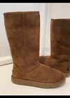 UGG Women's Classic Tall 5815 Chestnut brown Round Toe Winter Boots - Size 9