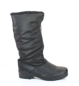 Tundra Womens Black Snow Boots Size 9 (7527882)