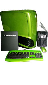 New ListingPre Dell Alienware Area 51 Rare Cyborg Green. Mouse and Keyboard. Working.