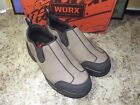 Worx by Red Wing Shoes Slip-On Safety Shoe Mens 11W 5503 Steel Toe Work Shoes