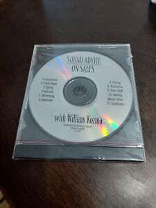 SOUND ADVICE ON SALES SEALED CD WITH WILLIAM KOZMA