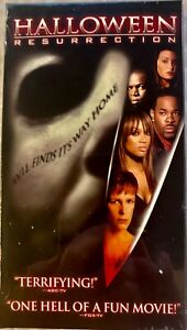 Halloween: Resurrection (VHS, 2002) *RARE OOP* Michael Myers Vintage Horror New