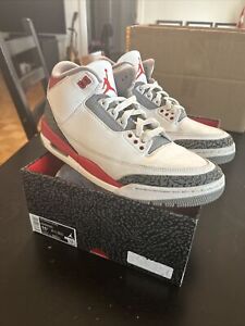 Size 11.5 - Jordan 3 Retro Mid Fire Red 2022 With Box No Lid