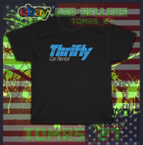 New Tee Shirt Thrifty Car Rental Logo Men's T-Shirt Size S-5XL
