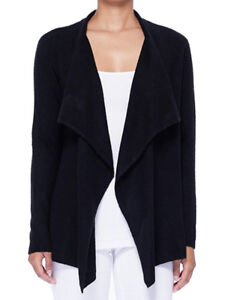 YEMAK Women's Long Sleeve Open Front Draped Stylish Cape Sweater Cardigan MK8218