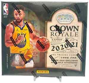 2020-21 Panini Crown Royale Tmall Asia Basketball Hobby Box FACTORY SEALED