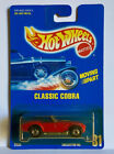 Hot Wheels All Blue Card #31 Classic Cobra in red with BW