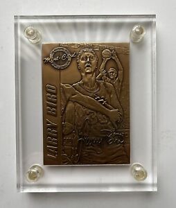 1995 Larry Bird Boston Celtics Highland Mint Bronze Hardcourt Legends Card #225