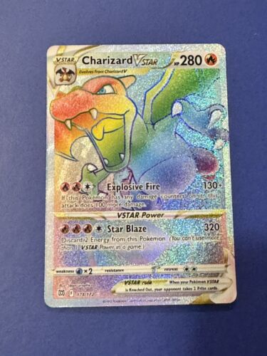 Charizard VStar 174/172 Rainbow Rare Brilliant Stars Pokémon TCG