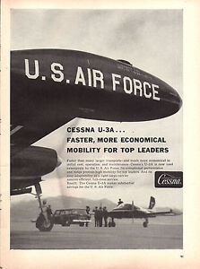 1959 Cessna U-3A U.S. Air Force Economical Transport Mobility for Leaders Ad