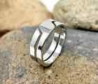 925 Sterling Silver 6mm Ring Band Thick Ring Chunky Statement Ring for Men/Women
