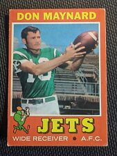 1971 Topps Set Break #19 Don Maynard New York Jets Football Card- EX