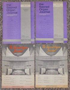 Lot 4 The Sacred Organ Journal Vintage 1971-75 Songbook Sheet Music Book