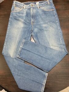Vintage 1990s Levi's 505 Straight Orange Tab Jeans Men's Size 36x32 USA Made