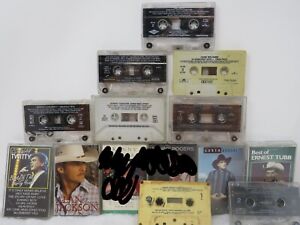 Lot 12 Country Music 80s 90s Cassette Tapes Vintage Hank George Toby Kenny