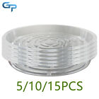 Thick Plastic Clear Thick Heavy Duty Sturdy Plant Saucer Drip Trays 5/10/15 PCS