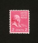 Vintage Rare 1938 Red John Adams 2 Cent US Postage Stamp - (Not Rare)
