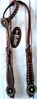 Horse Show Tack Horse Bridle Western Leather Headstall  8210HA