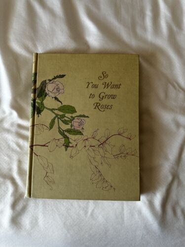 Vintage Rose Gardening books hard cover