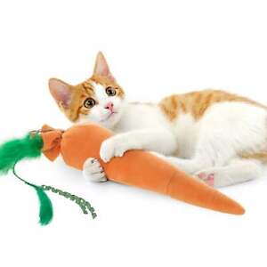 SmartyKat Kolossal Karrot Plush Catnip Kicker Cat Toy
