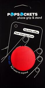Authentic Popsockets Red Blood Red Phone Holder Grip Stand PopSocket Pop Socket