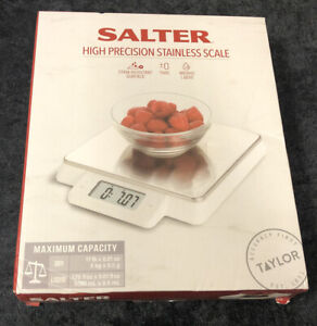 New ListingSEE DESC. - SALTER High Precision Stainless Steel Digital Kitchen Scale - 11lb