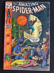 Amazing Spider-Man 96 Marvel 1971 Drug Issue Green Goblin