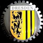 DRESDEN GERMANY HORSE CAR GRILLE BADGE CHROME EMBLEM ML BENZ BMW